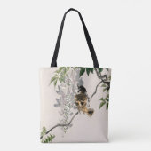 Tote Bag Bruant sur une branche par Kono Bairei (Dos)