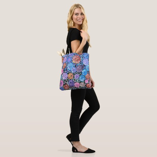 Tote Bag Bruit de fleur (Sur le modèle)