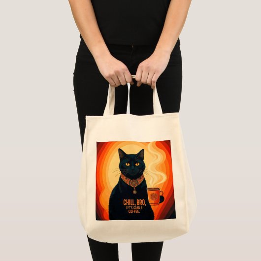 Tote Bag Brûlé et relaxé (Devant (produit))