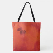 Tote Bag Brûlé Orange Persimmon Feuilles Abtract Automne (Devant)