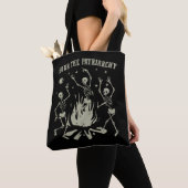 Tote Bag Brûler Le Patriarcat Squelettes Féministes Éffraya (De près)