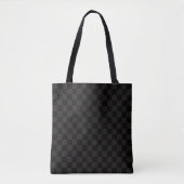 Tote Bag Brun/noir de luxe Checkered (Devant)