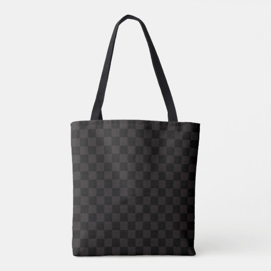 Tote Bag Brun/noir de luxe Checkered (Dos)