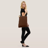 Tote Bag Brun profond au cacao (Sur le modèle)
