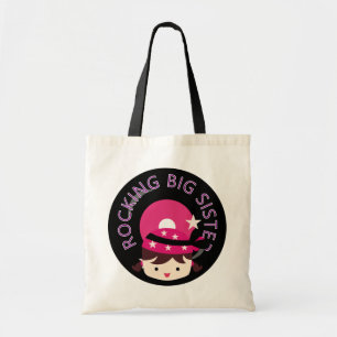 Tote Bag Brunette Rocking Big Sister