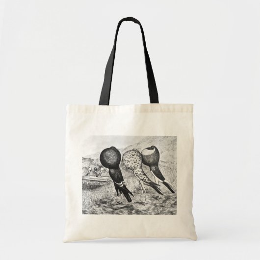 Tote Bag Brunner Pouter Pigeons (Devant)