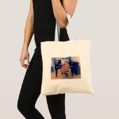 Tote Bag Budding Piano Diva (Devant (produit))