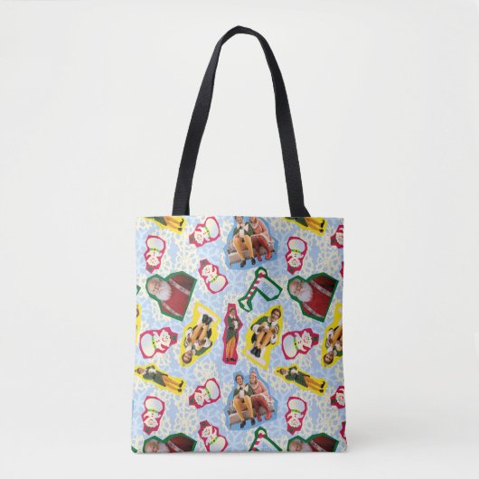 Tote Bag Buddy l'Elf et Père Noël le Motif du pôle Nord (Devant)