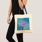 Tote Bag Budget fait sur commande Fourre-tout de nénuphar (Devant (produit))