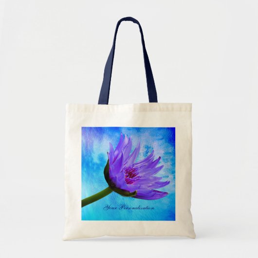 Tote Bag Budget fait sur commande Fourre-tout de nénuphar (Devant)