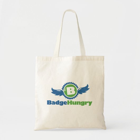 Tote Bag Budget Fourre-tout de BadgeHungry (Devant)