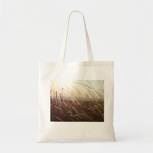 Tote Bag Budget Fourre-tout de champ d'herbe (Devant)