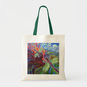 Tote Bag Budget Fourre-tout de deux libellules