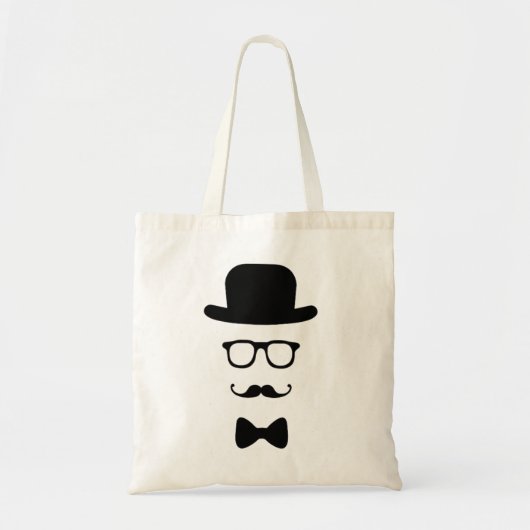 Tote Bag Budget Fourre-tout de visage de hippie (Devant)