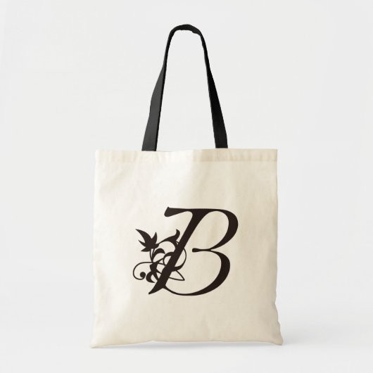 Tote Bag Budget initial Fourre-tout de la vigne B (Devant)