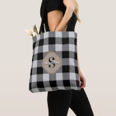 Tote Bag Buffalo Check Rustic Country Chic (De près)
