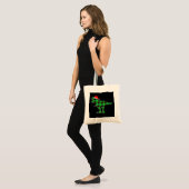 Tote Bag Buffalo Plaid Dinosaure Vert T Rex Funny Noël (Devant (modèle))