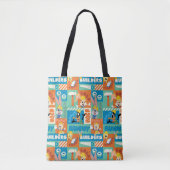 Tote Bag BUGS BUNNY BUILDERS™| Character Grid Pattern (Devant)
