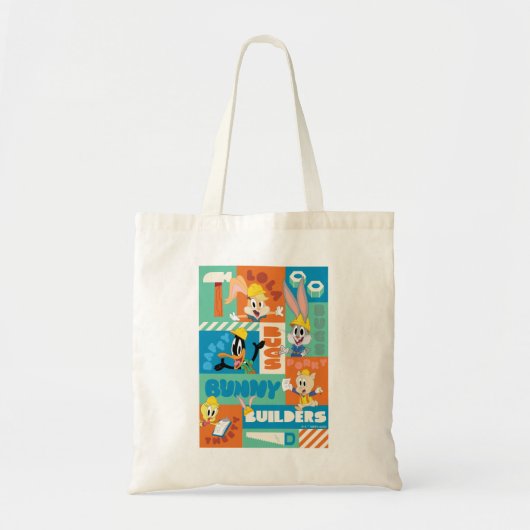 Tote Bag BUGS BUNNY BUILDERS™| Character Grid Pattern (Devant)
