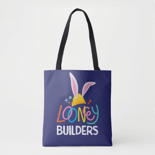 Tote Bag BUGS BUNNY BUILDERS™| Logo Casque Empilé (Devant)