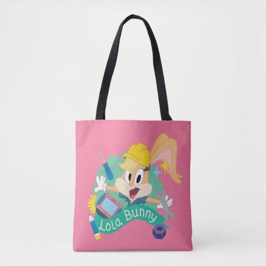 Tote Bag BUGS BUNNY BUILDERS™| Lola Bunny Character Graphic (Devant)