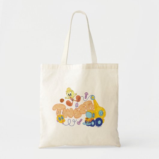 Tote Bag BUGS BUNNY BUILDERS™| TWEETY™ Sketch Art (Devant)