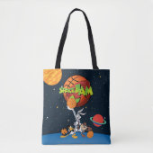 Tote Bag BUGS BUNNY™, DAFFY DUCK™, & TAZ™ SPACE JAM™ logo (Devant)