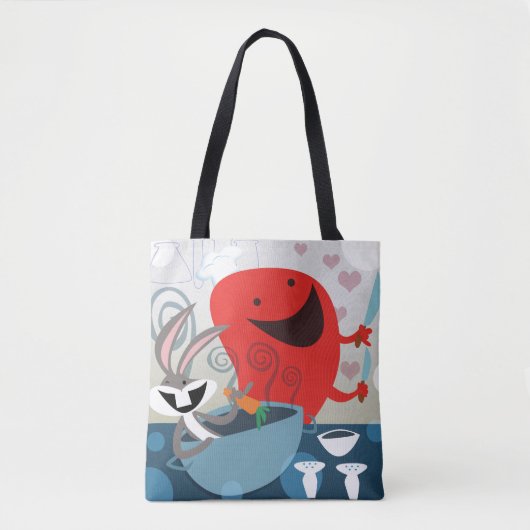 Tote Bag BUGS BUNNY™ & Gossamer Préparation de repas Whimsi (Devant)