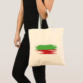 Tote Bag Bulgarie Drapeau pinceau (Devant (produit))