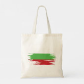 Tote Bag Bulgarie Drapeau pinceau (Dos)
