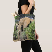Tote Bag Bull Elephant - La faune africaine (De près)