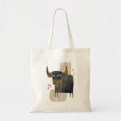 Tote Bag Bull / Taurus Noir (Devant)