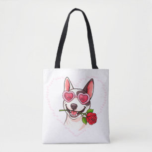 Tote Bag Bull terrier heureux