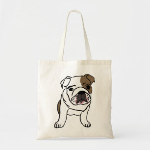 Tote Bag Bulldog Anglais Cadeaux Chemises Nope Lazy English