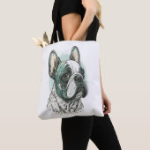 Tote Bag bulldog français (De près)