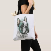 Tote Bag bulldog français (De près)