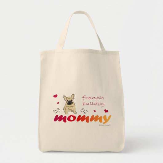 Tote Bag bulldog français (Devant)