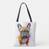 Tote Bag Bulldog francés lleno de estilo (Dos)
