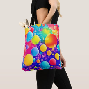 Tote Bag Bulle colorée Art Abstrait