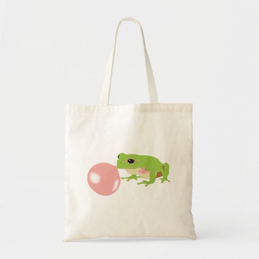 Tote Bag Bulle de grenouille à bulle (Devant)