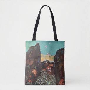 Tote Bag Bulles de fantaisie Art nouveau dans un décor de c