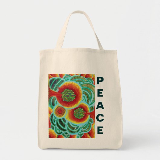 Tote Bag Bulles de paix (Devant)