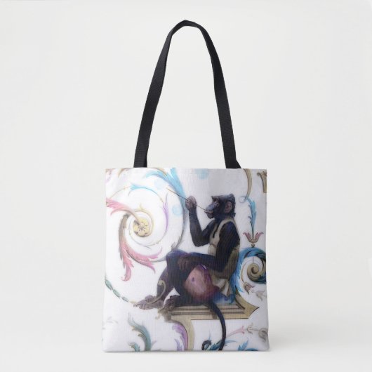 Tote Bag Bulles de soufflage de singe (Devant)