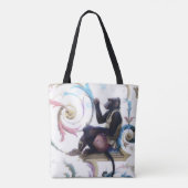 Tote Bag Bulles de soufflage de singe (Dos)
