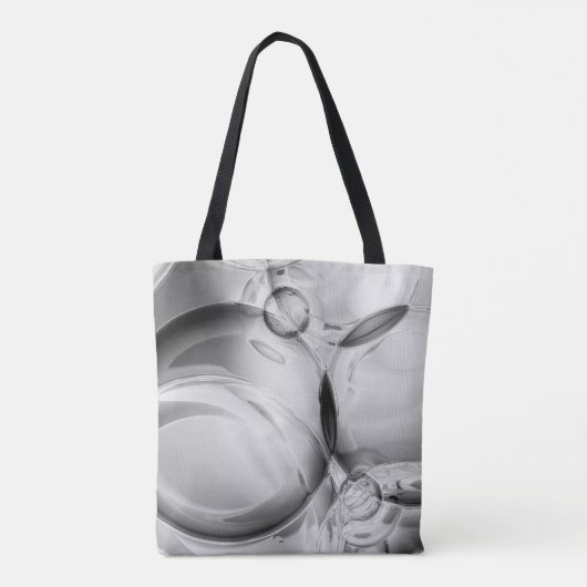 Tote Bag Bulles noires (Dos)