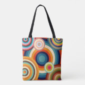 Tote Bag Bullseyes colorés (Dos)