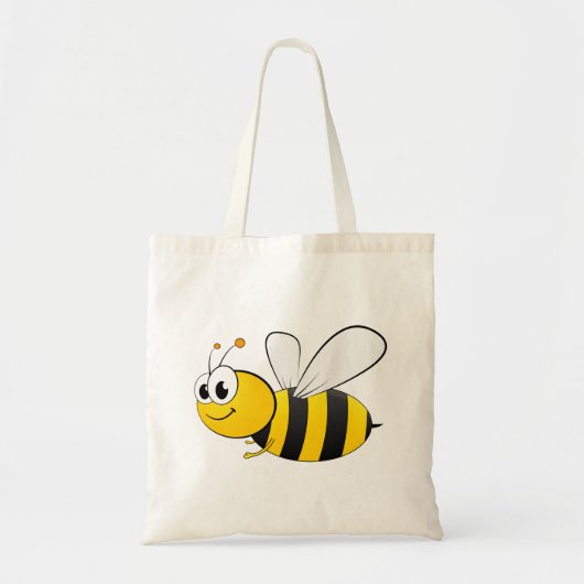 Tote Bag Bumble Bee animé mignon (Devant)