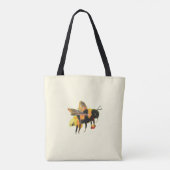 Tote Bag Bumble Bee transportant du pollen (Dos)