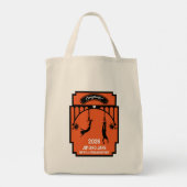 Tote Bag Bungee Jumping Mariage cadeau (Dos)