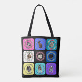 Tote Bag Bunnies partout fourre-tout (Dos)